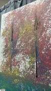 Samuel Tinoco Trees #47, Acrylic Painting on Canvas, Measures 36x54"