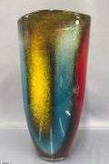 Art Glass Vase 8"x15.25" Tall