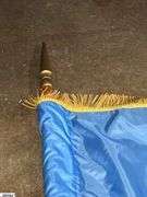United Nations Ceremonial Flag, Pole Screws Together