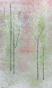 Samuel Tinoco Trees #25, Acrylic Painting on Canvas, Measures 36x55"