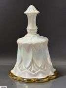 6 Ruffled Edge Glass Bells - 7" of tallest