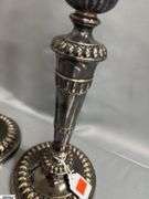 Pair of Silver Plated Candle Sticks 12.5"