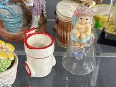 Vintage Salt and Peppers, Figurines, Bell, Toothpick Holder, Some Wear and Dusty