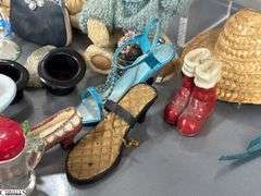 Shoe Collectibles, Mini Hat Displays, Brass Four Leaf Clover, Coasters