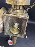2pcs Edgartown Brass Lantern, and Carriage Lamp Tallest 14"