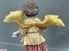 Pair of Angels Made In Philippines 9", Finger Chipped, Looks Like Wing Was Repaired