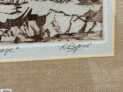 Pencil Signed and Numbered Lithograph 91/150 "Our Lady of ..." Signed, See Photos 17.5x21"