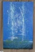 Samuel Tinoco Trees #21 Acrylic Painting On Canvas 35x56"
