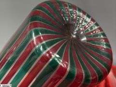 Singed Red and Green Vase, Holiday Placemats, Cloth Napkins, Table Cover