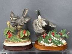 5 Bird Figurines - Andrea by Sadek, Lefton, and Others - 7" of tallest