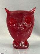 Viking Glass Owl 5.25", Owl and Mushroom Figurines