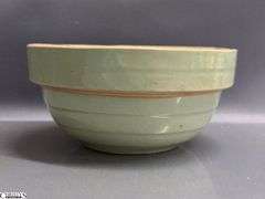 4pcs Stoneware Crockery Pitchers, Bowls - 9.5" of tallest