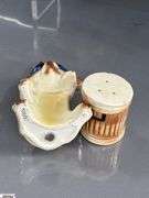 Vintage Salt and Peppers, Figurines, Bell, Toothpick Holder, Some Wear and Dusty