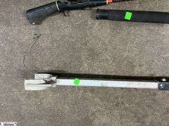 4 Fishing Poles, and Holder