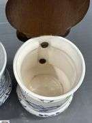 Blue and White Hanging Crocks, Enameled Pot, Snacks Crocks, Pickled Butts