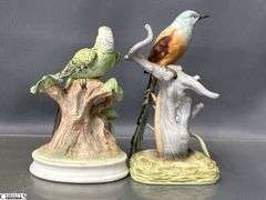 5 Bird Figurines - Lefton, Andrea by Sadek, and others - 8.5" of tallest