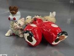 Clown Collectibles, and Figurines Marked Japan, Hong Kong, Music Boxes, Planter, Tallest 10"