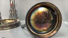 Victorian Quadruple Silver Plated Tilt Pitcher With Drip Tray, 20" Tall
