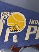 Indiana Pacers Pennant Autographed by Billy Knight and George McGinnis