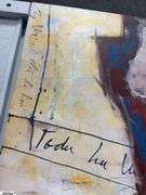 Alummoa Zumiga Abstract Nude #4, Mixed Media and Oil on Canvas, Signed 57x55"