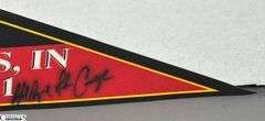 2000 & 2001 Baseball Pennants.  2000 Triple-A Indianapolis Indians World Series Champions and 2001 Autographed Victory Field Indianapolis, IN July 11, 2001.