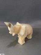 Elephant Collectibles, Lidded Elephant, Brass, Mineral