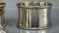 Pewter and Silver Plated Napkin Rings