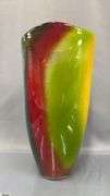 Art Glass Vase 8"x15.25" Tall