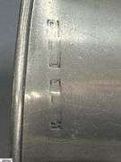 4 Antique Pewter Cups 4" Tall