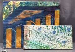 2 Paintings, Signed by The Artists, Largest 24x20"