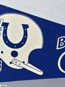 Baltimore Colts NFL Pennant Autographed by Bert Jones #7