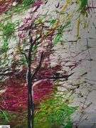 Samuel Tinoco Abstract Acrylic On Canvas Measures 56x54"
