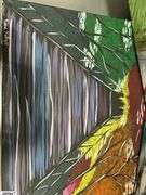 10 Painting Party Canvases, landscapes, Waterfall, Garden Path, Moonlight Scenes Each Measures 16x20"