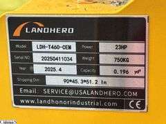 2025 Landhero Mini Skid Steer Loader LDH-T460 damaged in shipping see photos