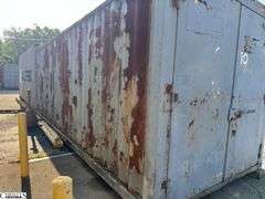 Empty 20’ Used Storage POD Inside with 89” Height 85” Has Bad Spots on Floor