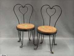 4pcs Wooden Doll High Chairs, and Ice Cream Parlor Chairs, Largest 18.5"