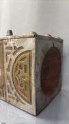 Metal and Copper Mauritania Tuareg Chest With Key 12x6x7" Tall, Wooden Stands In Boxes