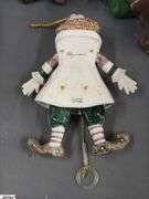 Clown Collectibles, Italy Harlequin Composite, Marked Japan and Taiwan, Tape Dispenser, Troll, Banks, Bell, Music Boxes