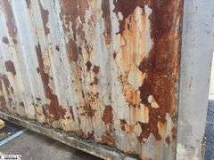Empty 20’ Used Storage POD Inside with 89” Height 85” Has Bad Spots on Floor