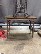 Plant Stand and Small Folding Side Table 21"x10"x17"