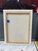 Paintings on Canvas, Paris, Red Accent, Larger 16x20"
