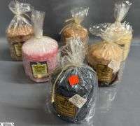 6 Warm Glow Hand Dipped Candles 5.5" Tall