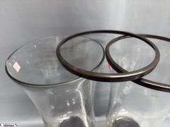 Pair of Candle Holders 8x19" Tall