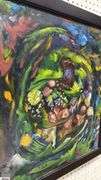 Framed Abstract 23x27" Signed Leanna Arnold