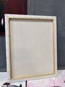 Paintings on Canvas, Paris, Red Accent, Larger 16x20"