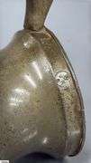 4 J. Abbot Pewter Tankards Some Dents, Tallest 6"