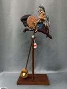 Rocking Pendulum Native American On Buffalo, Robson Design 24" Tall