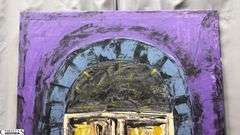 Jorge Hagg Door #06, Acrylic Painting on Canvas, Measures 36x53"