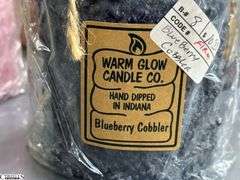 6 Warm Glow Hand Dipped Candles 5.5" Tall