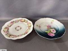 Assorted Handpainted and Printed China Plates - 10" of largest - Pickard, Austrian, Bavarian, and Others